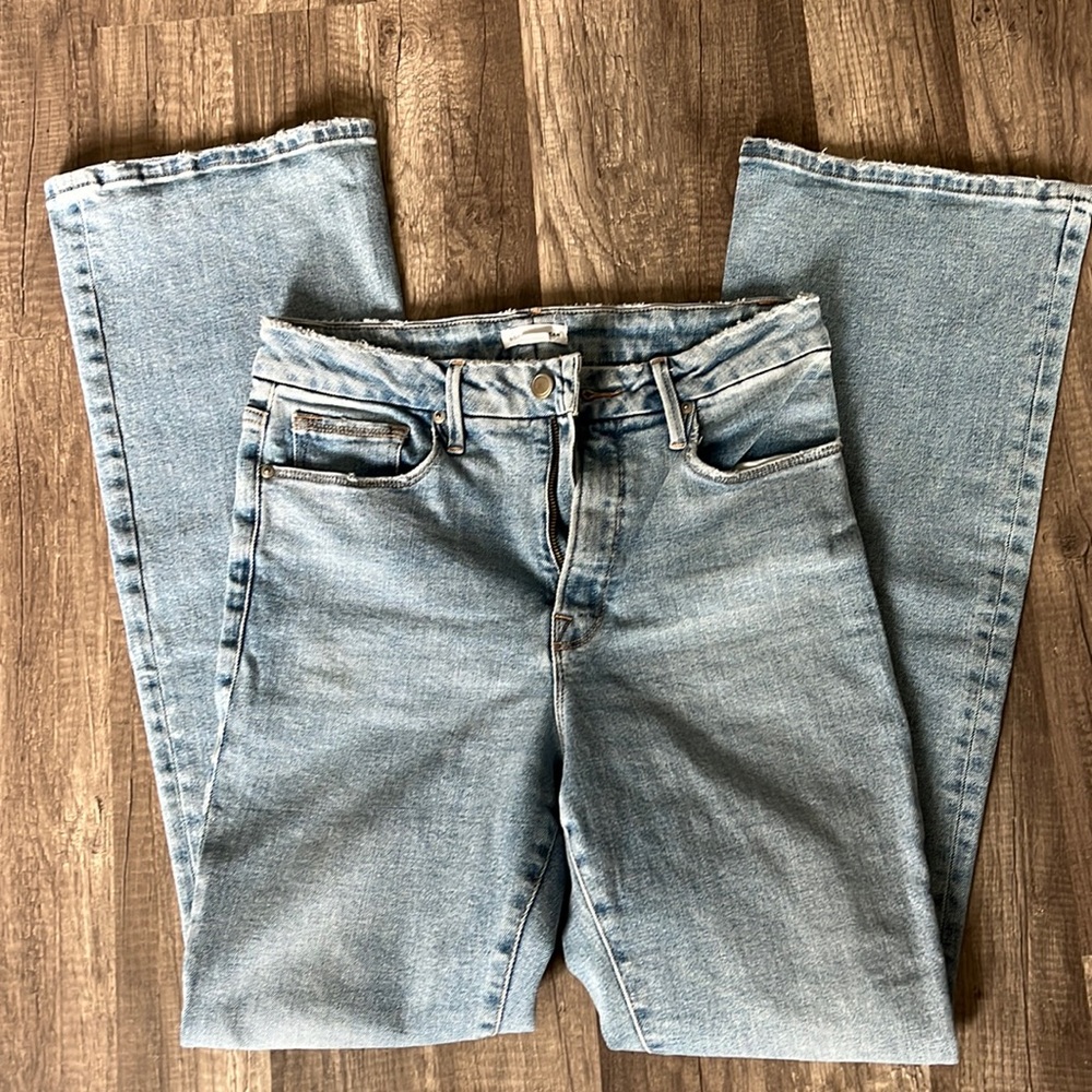Good American flare jeans